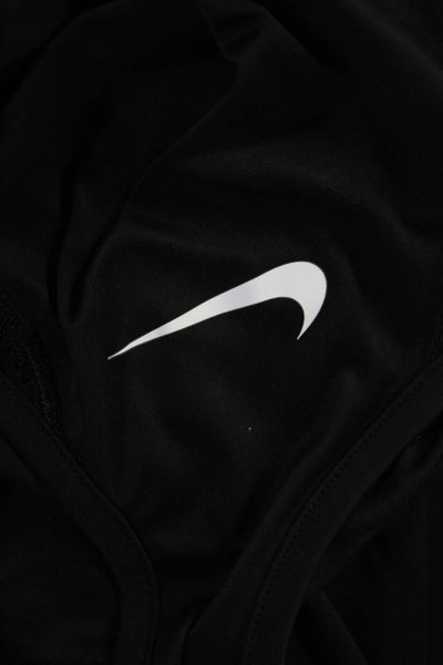 Nike Womens Basic Black Polyester Sleeveless Tank Size S