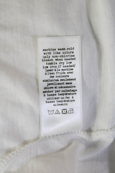 Rag & Bone Jean Women Basic White Cotton Round Neck Sleeveless Tank Size S
