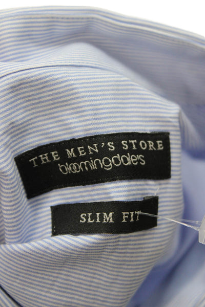 The Men's Store at Bloomingdale's Men's Striped Button Down Shirt Size 15.5