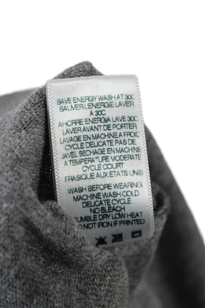 Sundry Womens Cropped Jogger Sweatpants Dark Gray Drawstring Size 1