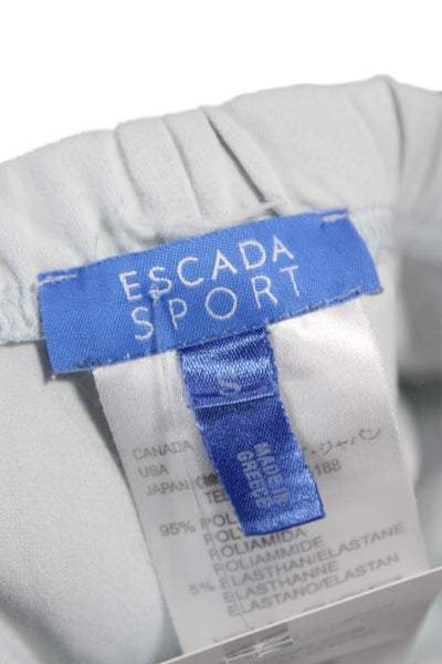 Escada Sport Unisex Light Blue Drawstring Sweatpants Designer Size S