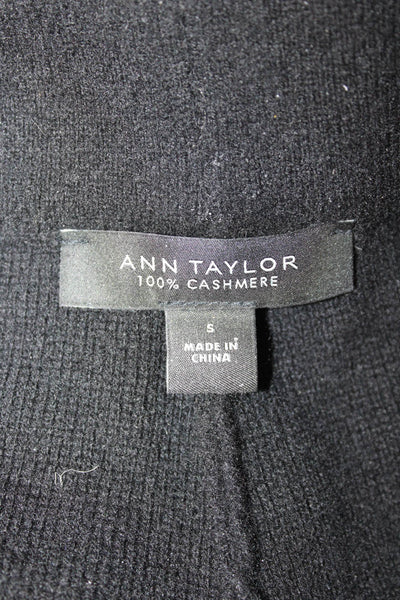 Ann Taylor Womens Jogger Sweatpants Black Drawstring Size S