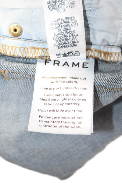 Frame Womens Skinny Ankle High Rise Dark Blue Jeans Size 29