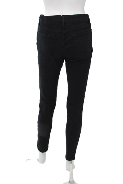 Frame Denim Womens Black Skinny Ankle Jeans Size 29