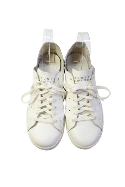 Adidas Stan Smith Womens Leather Lace Up Low Top Sneakers White Size 6