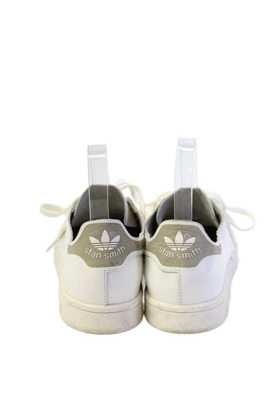 Adidas Stan Smith Womens Leather Lace Up Low Top Sneakers White Size 6