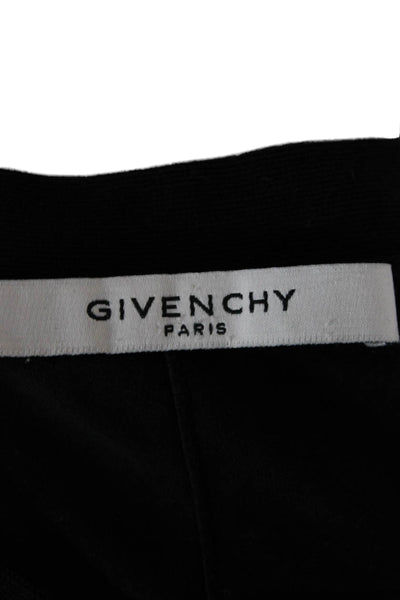 Givenchy Women Basic Animal Print T-Shirt Black Crew Neck Short Sleeve Size S