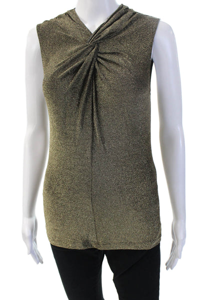 Trina Turk Women Sleeveless Black Tank Top Designer Size S