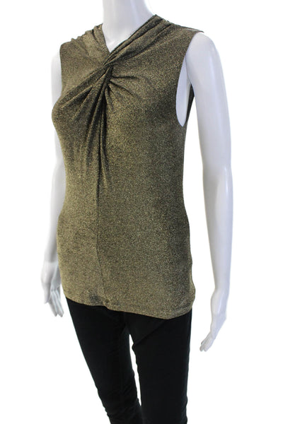 Trina Turk Women Sleeveless Black Tank Top Designer Size S