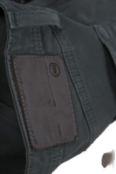 AG Adriano Goldschmied Mens Green Chinos Size 40