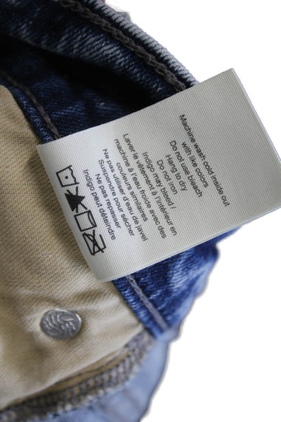 Rag & Bone Women Light Blue Skinny Ankle Jeans Mid Rise Size 24