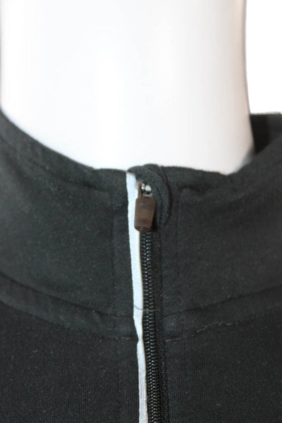 Nike Womens Black Mock Neck Long Sleeve Zip Jacket Size XS