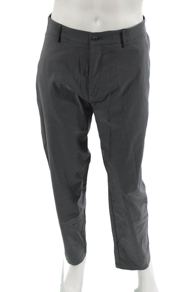 Galvin Green Mens Dress Pants Dark Gray Polyester Big & Tall Inseam 32 Size 40