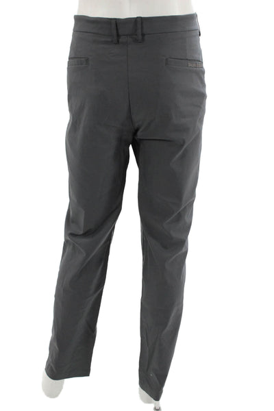 Galvin Green Mens Dress Pants Dark Gray Polyester Big & Tall Inseam 32 Size 40