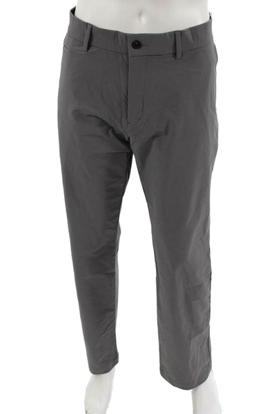 Kjus Men Dress Pants Gray Button Closure Size 40