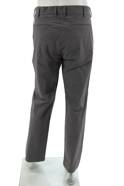 Kjus Men Dress Pants Gray Button Closure Size 40