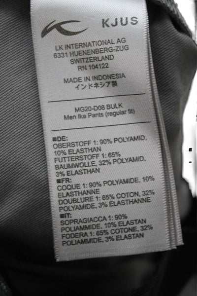Kjus Men Dress Pants Gray Button Closure Size 40