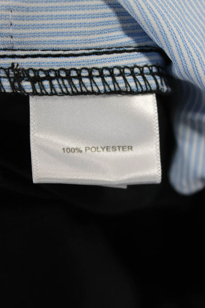 Peter Millar Mens Dress Pants Black Button Polyester Big Tall 32 Inseam Size 42