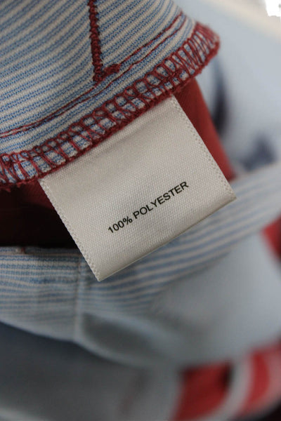Peter Millar Mens Red Chino Shorts 100% Polyester Solid Big & Tall Size 42