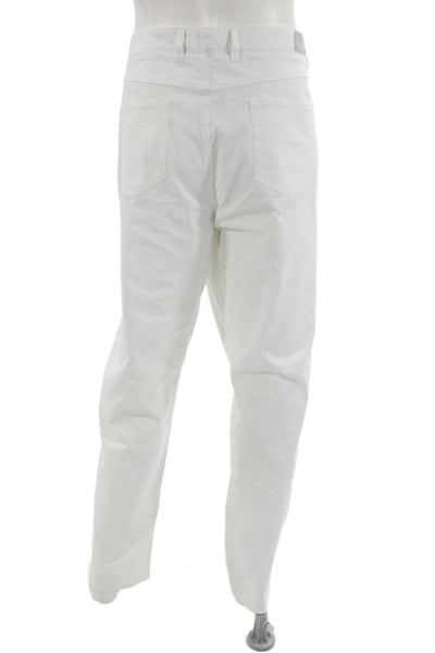 Peter Millar Mens White Polyester Classic Pants Button Fly Big Tall Size 42