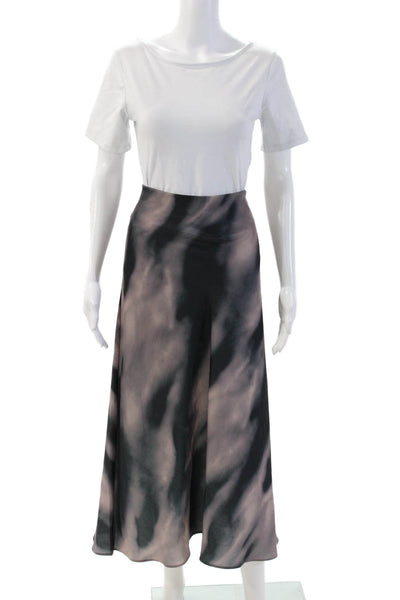 Hailey Women A-Line Maxi Skirt Black 100% Polyester Size XL