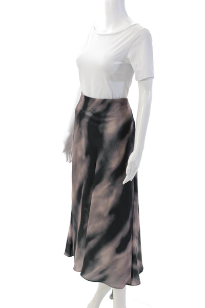 Hailey Women A-Line Maxi Skirt Black 100% Polyester Size XL