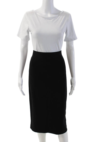 Joseph Ribkoff Womens Straight Pencil Skirt Black Size 12