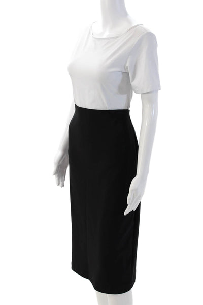 Joseph Ribkoff Womens Straight Pencil Skirt Black Size 12