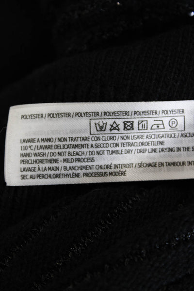 Twinset Unisex Cardigan Black V-Neck Button Long Sleeve Designer Size XS