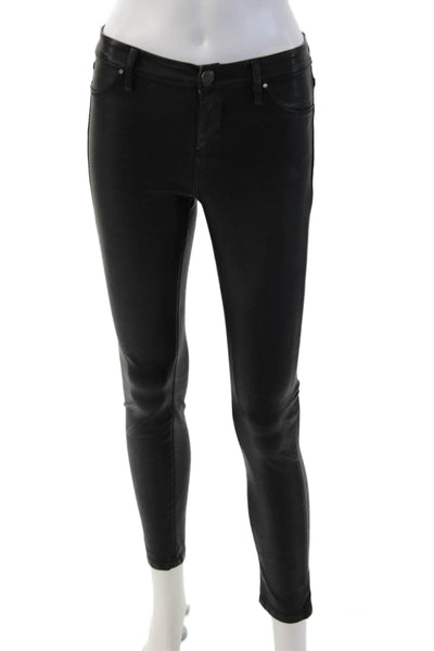 BLANKNYC Womens Biker Ankle Jegging Pants Black Size 24