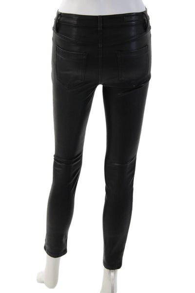 BLANKNYC Womens Biker Ankle Jegging Pants Black Size 24