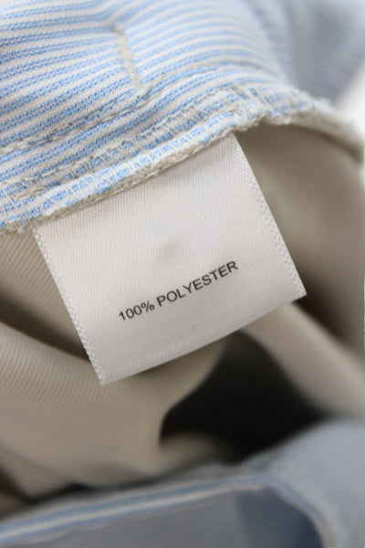 Peter Millar Mens Bermuda Chino Shorts Beige Polyester Button Classic Size 42