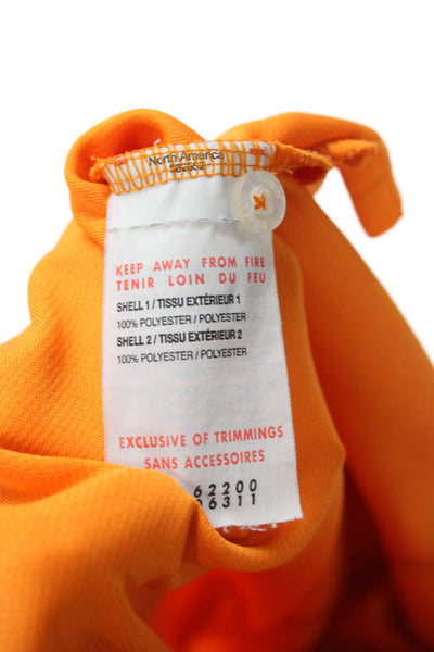 Puma Mens Short Sleeve Collared Knit Logo Polo Shirt Orange Size 2XL