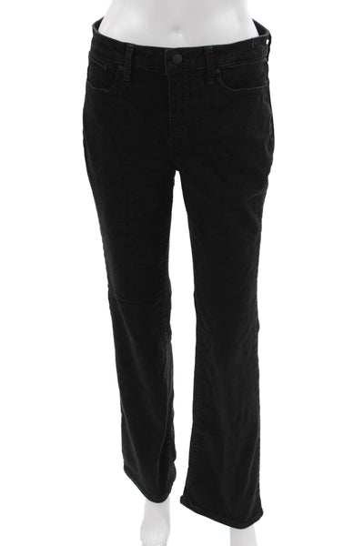 NYDJ Women Black High Rise Jeans Button Closure Size 6
