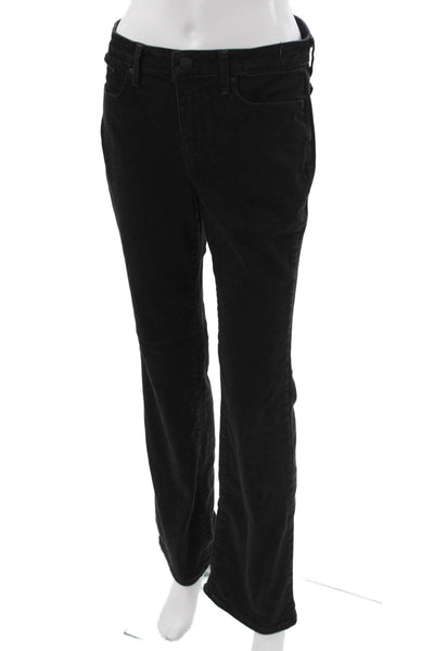 NYDJ Women Black High Rise Jeans Button Closure Size 6