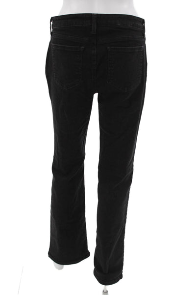 NYDJ Women Black High Rise Jeans Button Closure Size 6