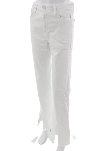 Just Black Denim Women Bootcut Flared Jeans White Size 29