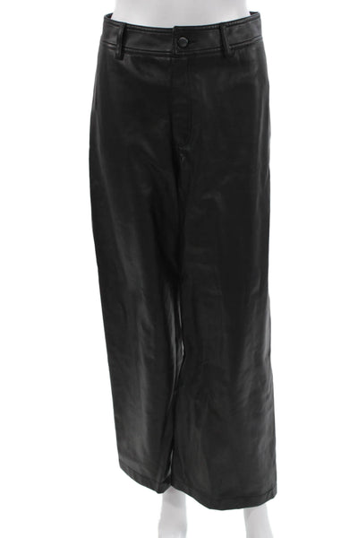 Robertson + Rodeo Women Biker Black Button Pants Size M