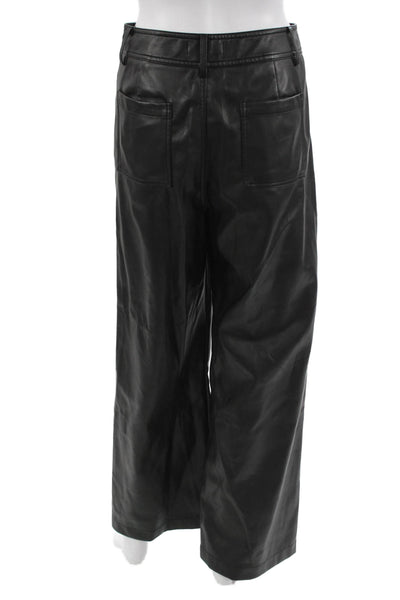 Robertson + Rodeo Women Biker Black Button Pants Size M