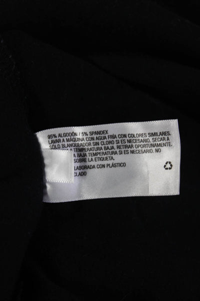 Isabel Women T-Shirt Dress Black Maternity Short Sleeve Size M