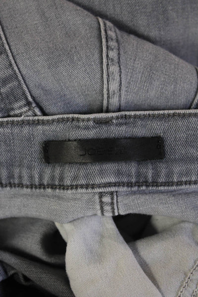 Joes Mens Straight Jeans Gray Mid Rise Button Fly 30 Inseam Size 33