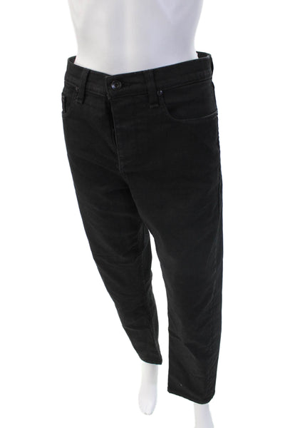 Rag & Bone Mens High Rise Straight Tapered Black Jeans Size 34