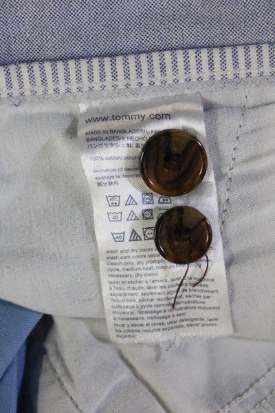 Tommy Hilfiger Mens Light Blue Chino Cotton Button Fly Size 32