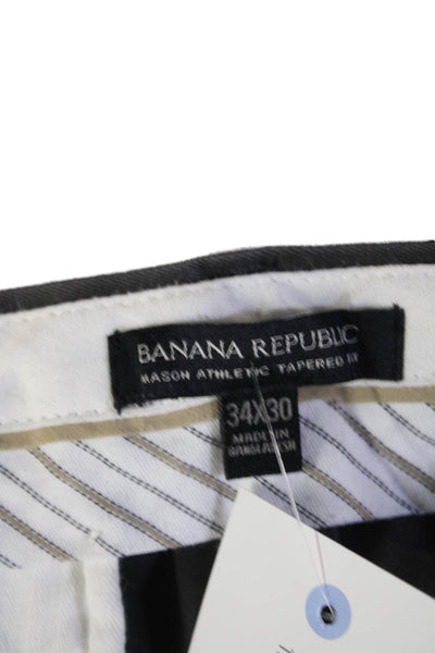 Banana Republic Mens Chinos Dark Gray Size 34