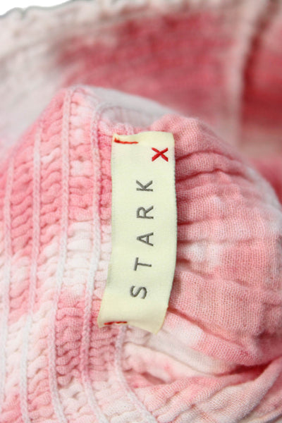 Stark Womens Peasant Mini Skirt Pink Size XS