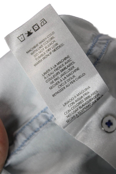 DL1961 Women Light Blue A-Line Long Tencel Lyocell Skirt Size S