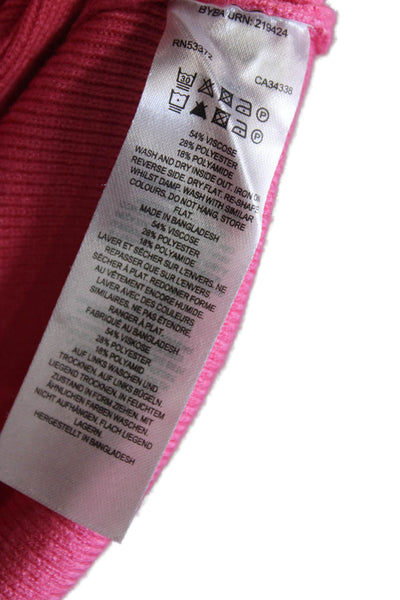 French Connection Unisex Pink Crew Neck Pullover Sweater Size XL