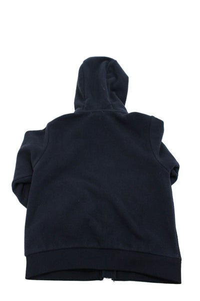Jacadi Unisex Kids Hooded Full Zip Jacket Navy Size 6