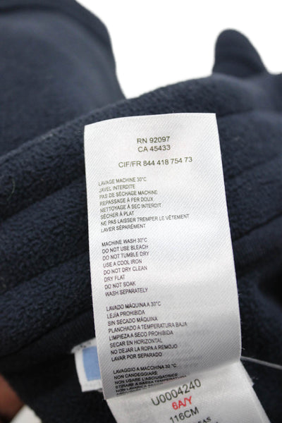 Jacadi Unisex Kids Hooded Full Zip Jacket Navy Size 6