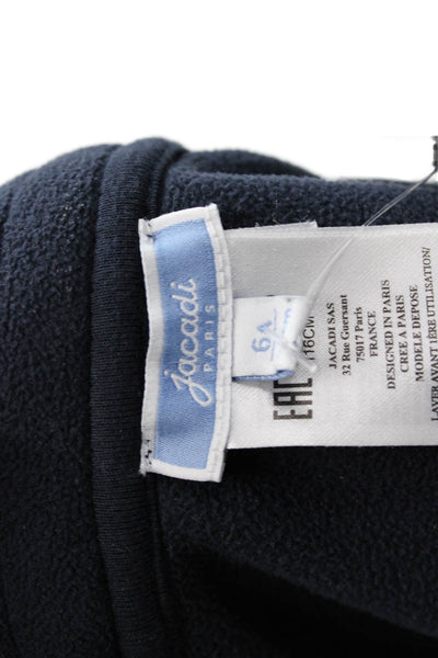 Jacadi Unisex Kids Hooded Full Zip Jacket Navy Size 6